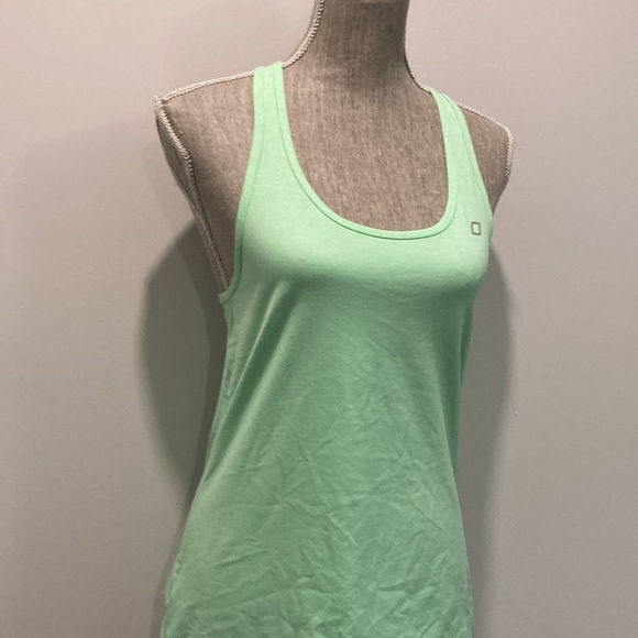 Lorna Jane Neon Green Slouchy Gym Tank Racerback Large - Picture 7 of 12